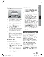 Предварительный просмотр 59 страницы Samsung HT-D6500W User Manual