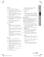 Предварительный просмотр 47 страницы Samsung HT-D6530 User Manual