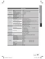 Предварительный просмотр 77 страницы Samsung HT-D6530 User Manual