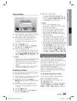 Предварительный просмотр 59 страницы Samsung HT-D6730W User Manual