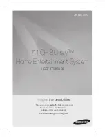 Samsung HT-D6750W 3D Blu-ray 7.1ch Home Entertainment... User Manual предпросмотр