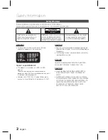 Preview for 2 page of Samsung HT-D6750W 3D Blu-ray 7.1ch Home Entertainment... User Manual