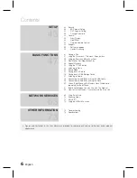 Preview for 6 page of Samsung HT-D6750W 3D Blu-ray 7.1ch Home Entertainment... User Manual