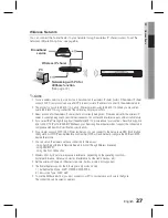 Preview for 27 page of Samsung HT-D6750W 3D Blu-ray 7.1ch Home Entertainment... User Manual