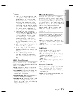 Preview for 33 page of Samsung HT-D6750W 3D Blu-ray 7.1ch Home Entertainment... User Manual