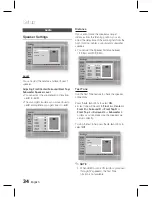 Preview for 34 page of Samsung HT-D6750W 3D Blu-ray 7.1ch Home Entertainment... User Manual