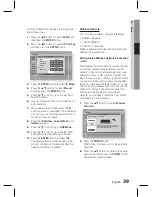 Preview for 39 page of Samsung HT-D6750W 3D Blu-ray 7.1ch Home Entertainment... User Manual