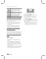 Preview for 58 page of Samsung HT-D6750W 3D Blu-ray 7.1ch Home Entertainment... User Manual