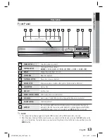 Предварительный просмотр 13 страницы Samsung HT-D6750W User Manual