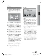 Предварительный просмотр 27 страницы Samsung HT-D6750W User Manual