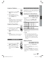 Предварительный просмотр 47 страницы Samsung HT-D6750W User Manual