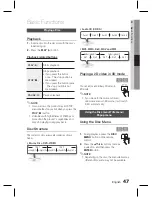 Предварительный просмотр 47 страницы Samsung HT-D6750WK User Manual