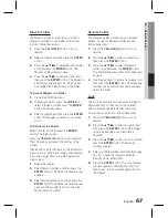 Предварительный просмотр 67 страницы Samsung HT-D6750WK User Manual