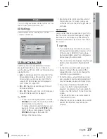 Preview for 27 page of Samsung HT-D7100 User Manual