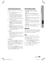 Preview for 65 page of Samsung HT-D7100 User Manual