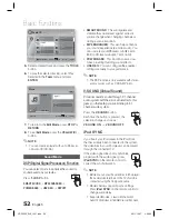 Предварительный просмотр 52 страницы Samsung HT-D7200 User Manual