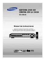 Preview for 2 page of Samsung HT-DB120 Manual De Instrucciones