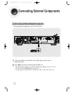 Предварительный просмотр 16 страницы Samsung HT-DB1350 Instruction Manual