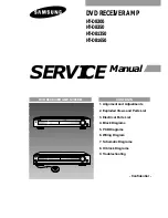 Samsung HT-DB1350 Service Manual предпросмотр