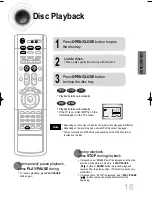 Предварительный просмотр 19 страницы Samsung HT-DB1650 Instruction Manual