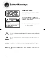 Preview for 2 page of Samsung HT-DB1750 Instruction Manual