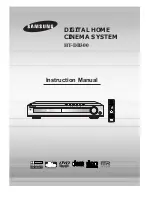 Samsung HT-DB300 Instruction Manual preview