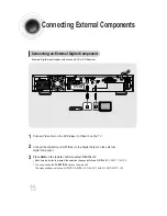 Предварительный просмотр 16 страницы Samsung HT-DB300 Instruction Manual