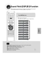 Предварительный просмотр 51 страницы Samsung HT-DB300 Instruction Manual