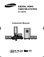 Предварительный просмотр 1 страницы Samsung HT-DB390 Instruction Manual