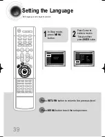 Предварительный просмотр 40 страницы Samsung HT-DB390 Instruction Manual