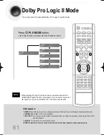 Предварительный просмотр 62 страницы Samsung HT-DB390 Instruction Manual