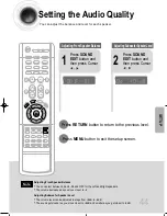 Предварительный просмотр 45 страницы Samsung HT-DB400M Instruction Manual