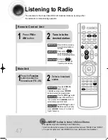 Предварительный просмотр 48 страницы Samsung HT-DB400M Instruction Manual