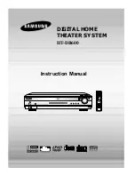 Samsung HT-DB600 Instruction Manual preview