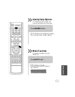 Preview for 61 page of Samsung HT-DB650 Instruction Manual