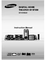 Samsung HT-DB660 Instruction Manual предпросмотр