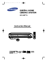 Предварительный просмотр 1 страницы Samsung HT-DB770 Instruction Manual