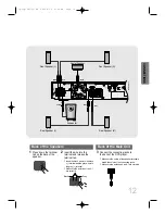 Предварительный просмотр 13 страницы Samsung HT-DB770 Instruction Manual