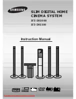 Samsung HT-DS1000 Instruction Manual preview