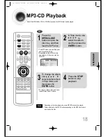 Предварительный просмотр 19 страницы Samsung HT-DS110 Instruction Manual