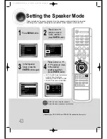 Предварительный просмотр 44 страницы Samsung HT-DS110 Instruction Manual