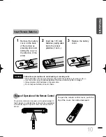 Предварительный просмотр 11 страницы Samsung HT-DS460 Instruction Manual