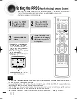 Предварительный просмотр 62 страницы Samsung HT-DS460 Instruction Manual