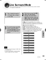 Предварительный просмотр 65 страницы Samsung HT-DS460 Instruction Manual