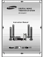 Samsung HT-DS630 Instruction Manual предпросмотр