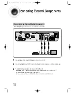 Предварительный просмотр 16 страницы Samsung HT-DS650 Instruction Manual