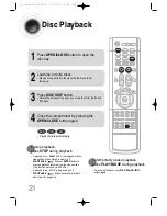 Предварительный просмотр 22 страницы Samsung HT-DS650 Instruction Manual