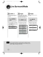 Предварительный просмотр 62 страницы Samsung HT-DS650 Instruction Manual