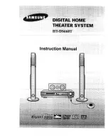 Предварительный просмотр 1 страницы Samsung HT DS660T User Manual