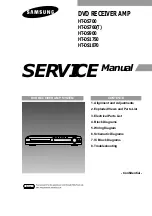 Samsung HT-DS700 Service Manual preview